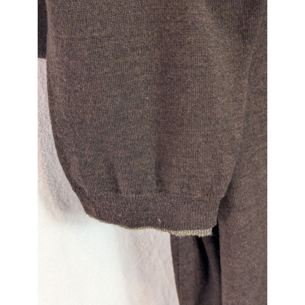 Robert Graham Wool V-Neck Sweater Brown Men's Size 3XL/XXXL - Picture 10 of 16